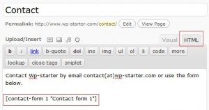 add-captcha Add the contact form code to the page