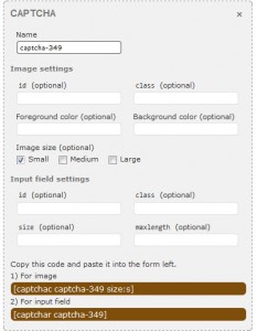 edit-captcha Edit captcha settings for WordPress